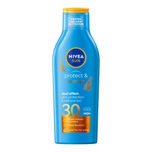 NIVEA SUN Protect & Bronze Dual Effect balsam do opalania aktywujący naturalną opaleniznę SP30 200 ml