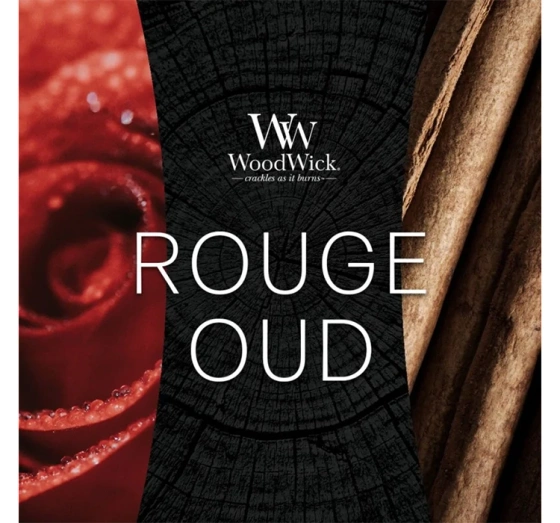 Woodwick Large Jar Candle świeca zapachowa Rouge Oud 610 g