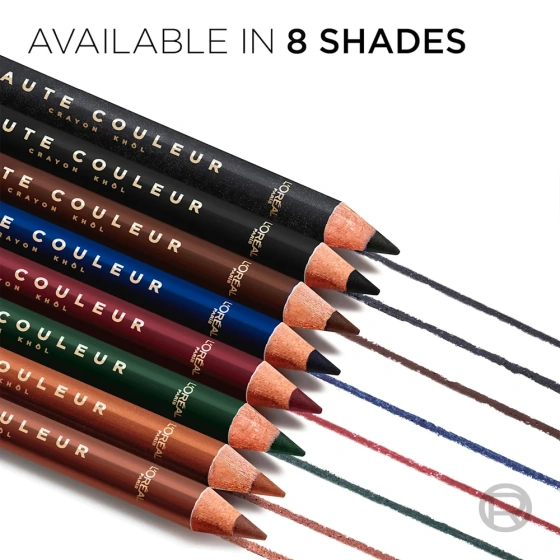 L'Oréal Paris Haute Couleur Kohl kremowa kredka do oczu 110 Black Silk / Noir Silk 1,2 g