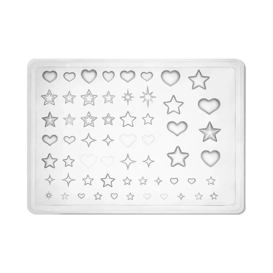 Clavier 3D Nail Art Forms silikonowe formy do ozdób 05