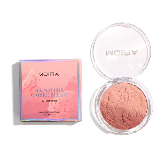 Moira Signature róż do policzków Ombre 02 Tender Rose 9g