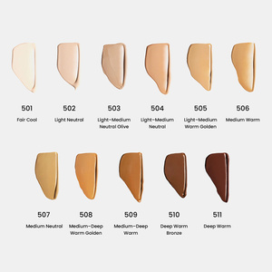 Inglot Skin-Perfecting lekki krem do twarzy CC z filtrem mineralnym SPF30 510 Deep Warm Bronze 30 ml