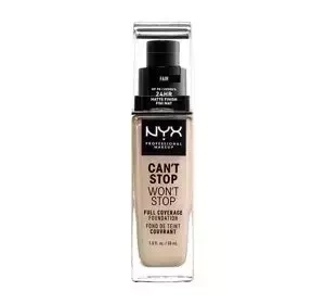NYX Professional Makeup Can't Stop Won't Stop podkład kryjący 01.5 Fair 30 ml