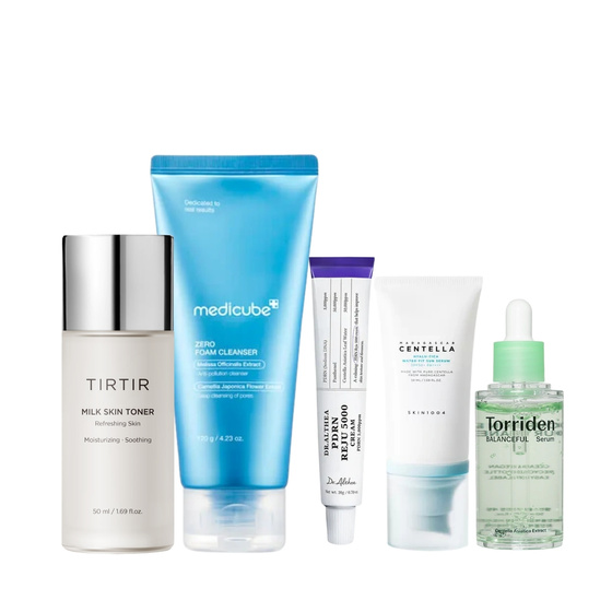 eZebra K-Beauty Set Cleaning zestaw koreańskich kosmetyków oczyszczająco-nawilżających