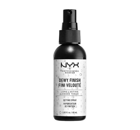 NYX Professional Makeup Dewy Finish spray utrwalający makijaż 60 ml