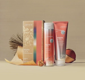 Joico YouthLock zestaw do pielęgnacji włosów dojrzałych szampon 300 ml + odżywka 250 ml