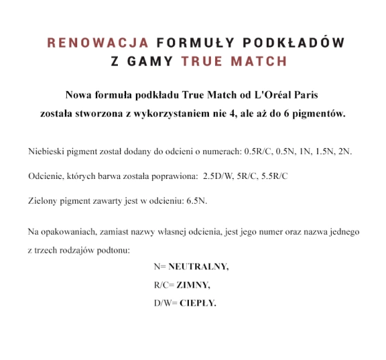 L'Oréal Paris True Match podkład dopasowujący się do koloru skóry 6.5 N 30 ml