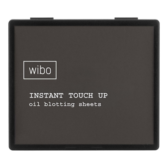Wibo Instant Touch Up Oil Blotting Sheets bibułki matujące do twarzy w kompakcie z lusterkiem 100 sztuk