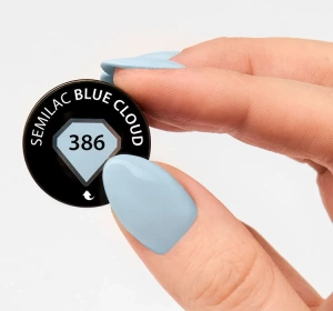 Semilac Soulmate Mix lakier hybrydowy 386 Blue Cloud 7 ml