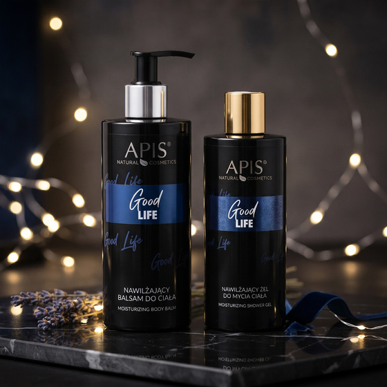 Apis Good Life zestaw prezentowy kosmetyków do pielęgnacji ciała balsam 300 ml + żel do mycia ciała 300 ml