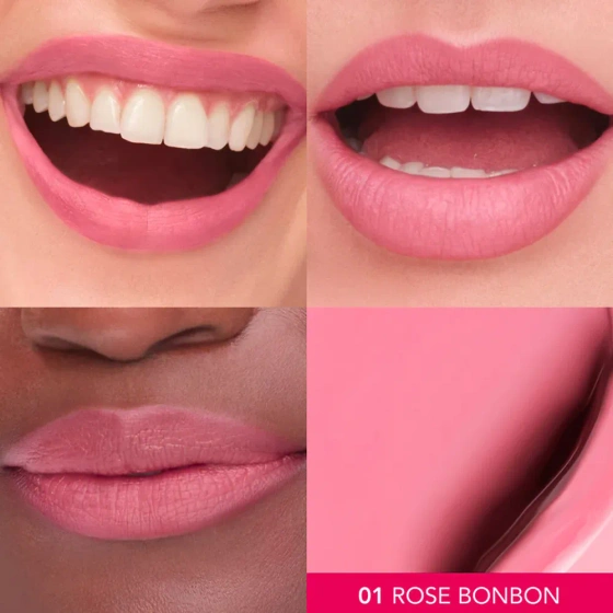 Bourjois Cloud Crème Velvet Matte matowa pomadka do ust w płynie 01 Rose Bonbon 3,1 ml