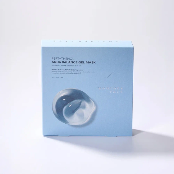 Another Face Peptathenol Aqua Balance Gel Mask zestaw hydrożelowych masek w płachcie z peptydami i pantenolem 4 x 35 g