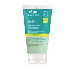 Tołpa Dermo Face Sebio mikrozłuszczający żel peelingujący do mycia twarzy 150 ml