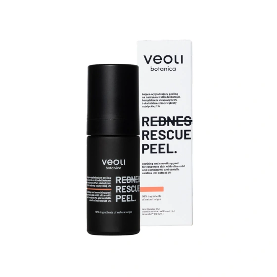 Veoli Botanica Redness Rescue Peel kojąco-wygładzający peeling na naczynka 30 ml