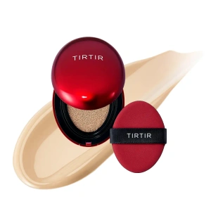 TIRTIR Mask Fit Red Cushion SPF40 PA++ długotrwały mini podkład do twarzy w kompakcie 21N Ivory 4,5 g