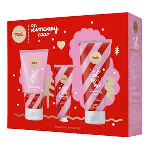 Yope Zimowy Czar zestaw kosmetyków do pielęgnacji balsam do ciała 150 ml + żel pod prysznic 200 ml + krem do rąk 50 ml