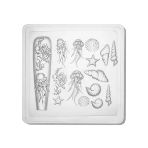 Clavier 3D Nail Art Forms silikonowe formy do ozdób 06