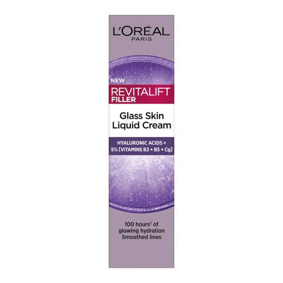 L'Oréal Paris Revitalift Filler Glass Skin lekki krem do twarzy 50 ml