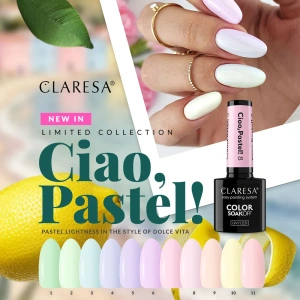 Claresa hybrydowy lakier do paznokci Ciao Pastel 7 5 g
