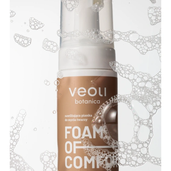 Veoli Botanica Foam Of Comfort nawilżająca pianka do mycia twarzy 150 ml