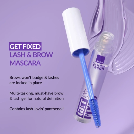 Avon Color Trend Get Fixed Lash&Brow Mascara transparentny tusz do rzęs i brwi 8 ml