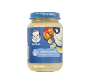 Gerber deserek  po 6 miesiącu Owocowy krem z jogurtem 190g