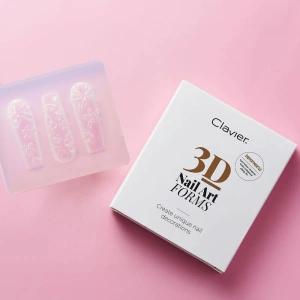Clavier 3D Nail Art Forms silikonowe formy do ozdób 01