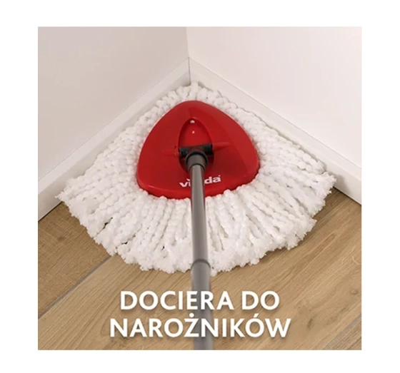 Vileda Turbo 100% Microfibre Refill wkład do mopa obrotowego sznurkowego 1 sztuka