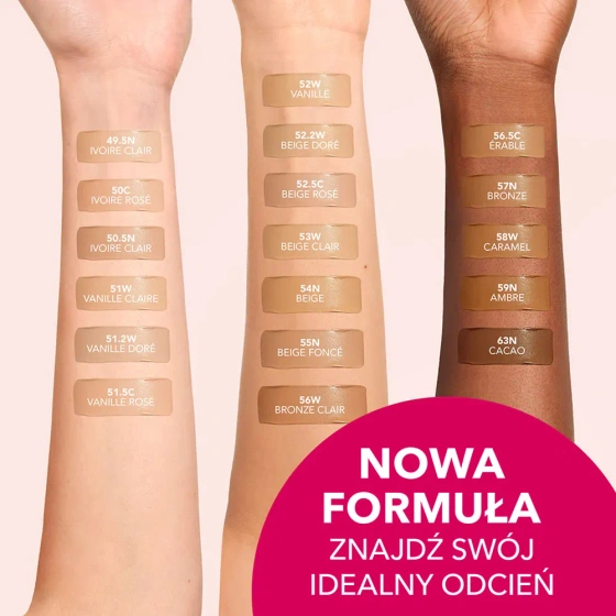 Bourjois Healthy Mix podkład niwelujący oznaki zmęczenia z kompleksem witamin i minerałów 51W Light Vanilla 30 ml