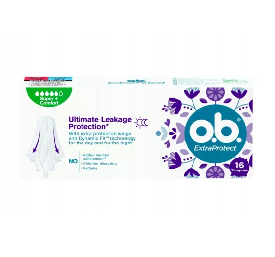 O.B. ExtraProtect tampony Super Plus 16 sztuk