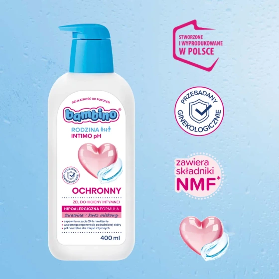 Bambino Rodzina Intimo pH ochronny żel do higieny intymnej 400 ml