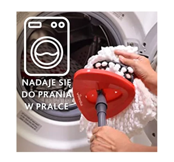 Vileda Turbo 100% Microfibre Refill wkład do mopa obrotowego sznurkowego 1 sztuka
