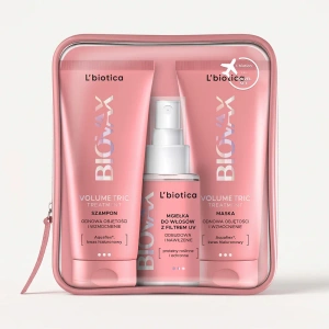 Biovax Volumetric Treatment Travel Set zestaw kosmetyków do włosów szampon 75 ml + maska 75 ml + mgiełka 50 ml