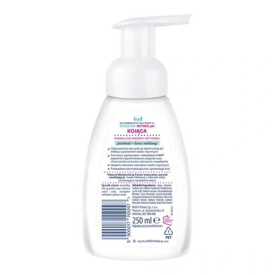 Bambino Rodzina Intimo pH kojąca pianka do higieny intymnej 250 ml