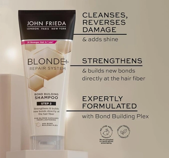 John Frieda Blond+ Repair System odbudowujący szampon do włosów 250ml