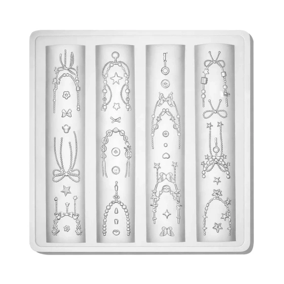 Clavier 3D Nail Art Forms silikonowe formy do ozdób 08