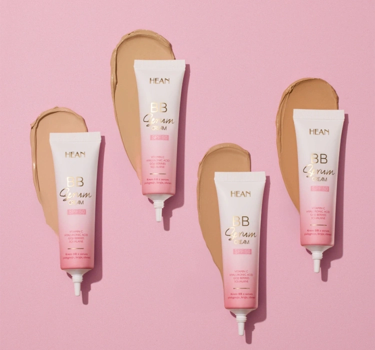 BB-крем для лица Hean BB Serum Cream SPF 50, сияющий, оттенок 03 Medium, 30 мл — фото 2