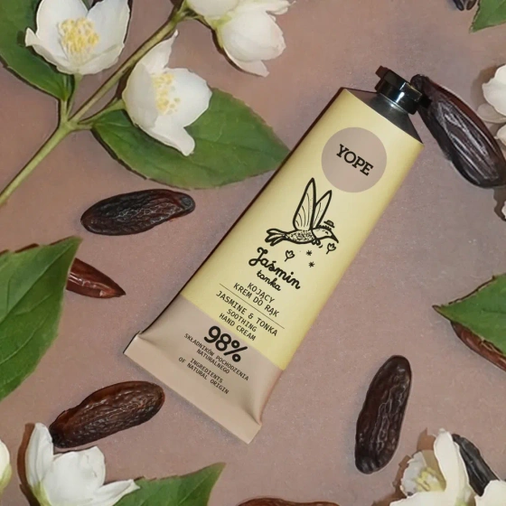 Yope kojący krem do rąk Jaśmin i Tonka 50 ml