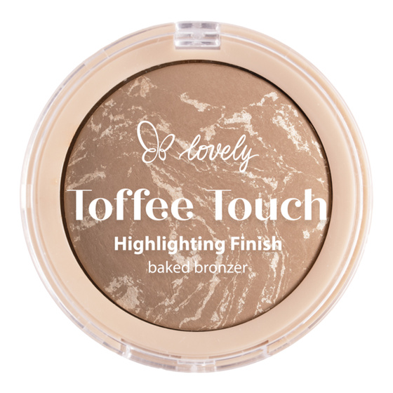 Lovely Toffee Touch wypiekany bronzer do twarzy z rozświetlającym wykończeniem 1 9 g
