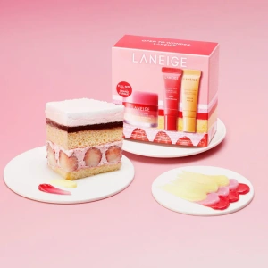 Laneige Berry Sweet Lip Trio zestaw do ust maseczka na noc Strawberry Shortcake 20 g + balsam Berry 5 g + balsam Vanilla 5 g