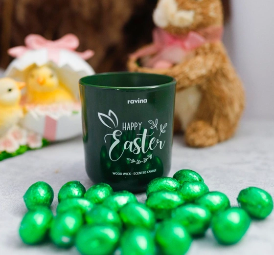 Ravina Happy Easter sojowa świeca zapachowa Konwalia 175g - eZebra.pl