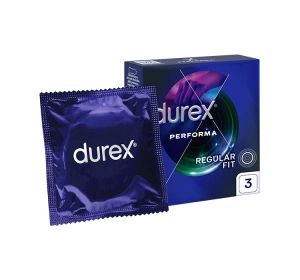 Durex Performa prezerwatywy z lubrykantem przedłużające stosunek 3 szt