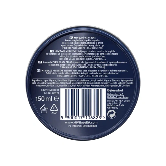 NIVEA MEN limitowana edycja Real Madryt Creme krem uniwersalny dla mężczyzn 150 ml