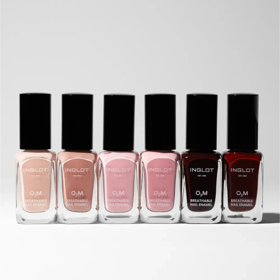 Inglot O2M Breathable Nail Enamel oddychający lakier do paznokci 543 11 ml
