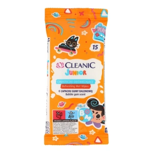 Cleanic Junior chusteczki odświeżające 15 sztuk