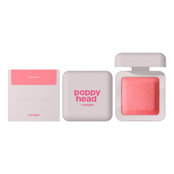 Poppy Head Roselight wypiekany róż rozświetlający 03 Coral Satin 8,2 g
