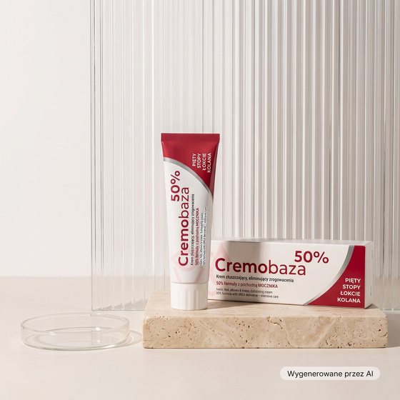Cremobaza 50% krem z mocznikiem o właściwościach złuszczających eliminujący zrogowacenia 30 g