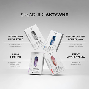L'Biotica Home SPA hydrożelowe płatki pod oczy ze Śluzem Ślimaka Odmładzające Efekt Liftingu 2 x 3 sztuki