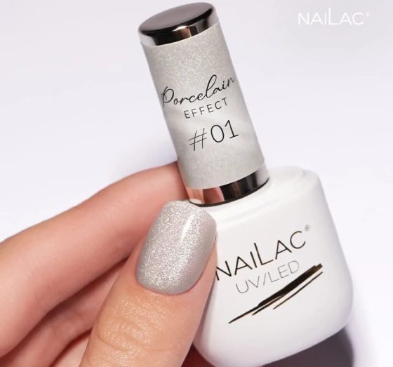 NaiLac Porcelain Effect lakier hybrydowy Cat Eye #01 7 ml