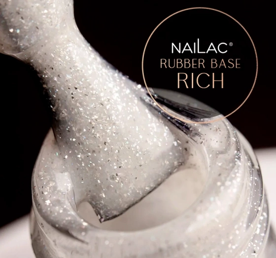 NaiLac Rubber Base baza kauczukowa Rich 7 ml